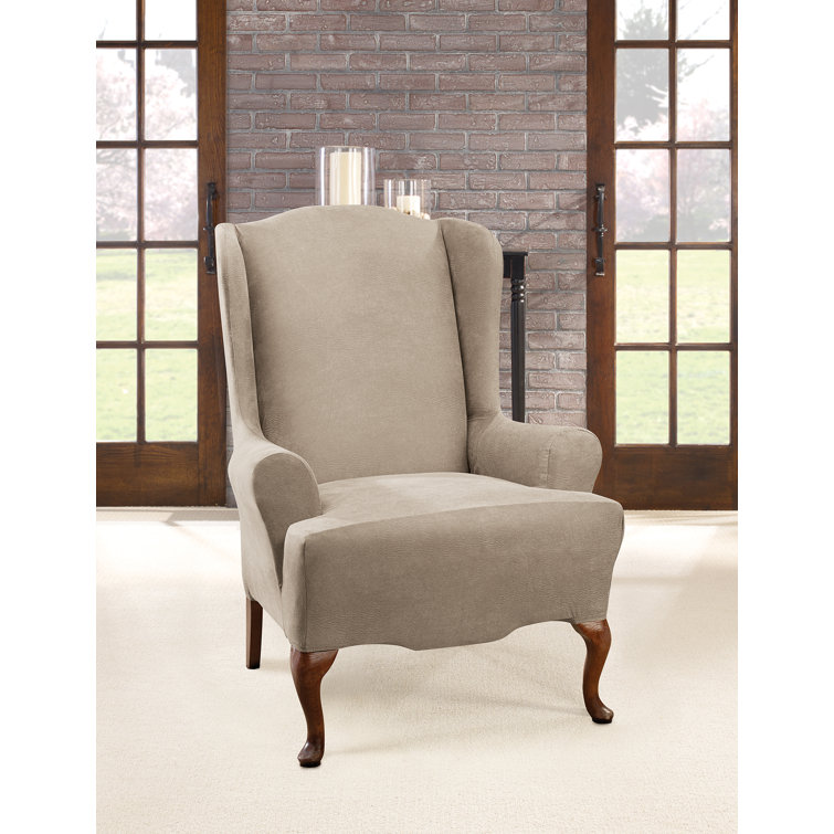 Wayfair slipcovers for online wingback chairs